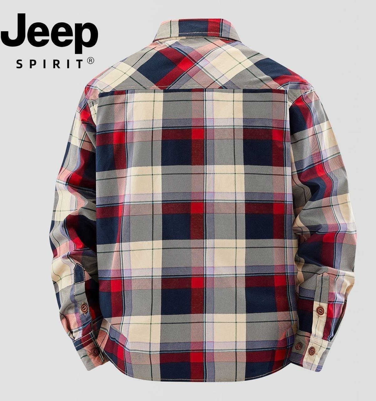 Jeep Spirit Plaid Long Sleeve Shirt