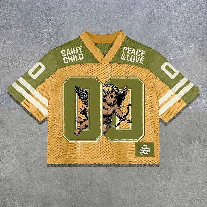 Saint Child Cherub Mesh Football Jersey